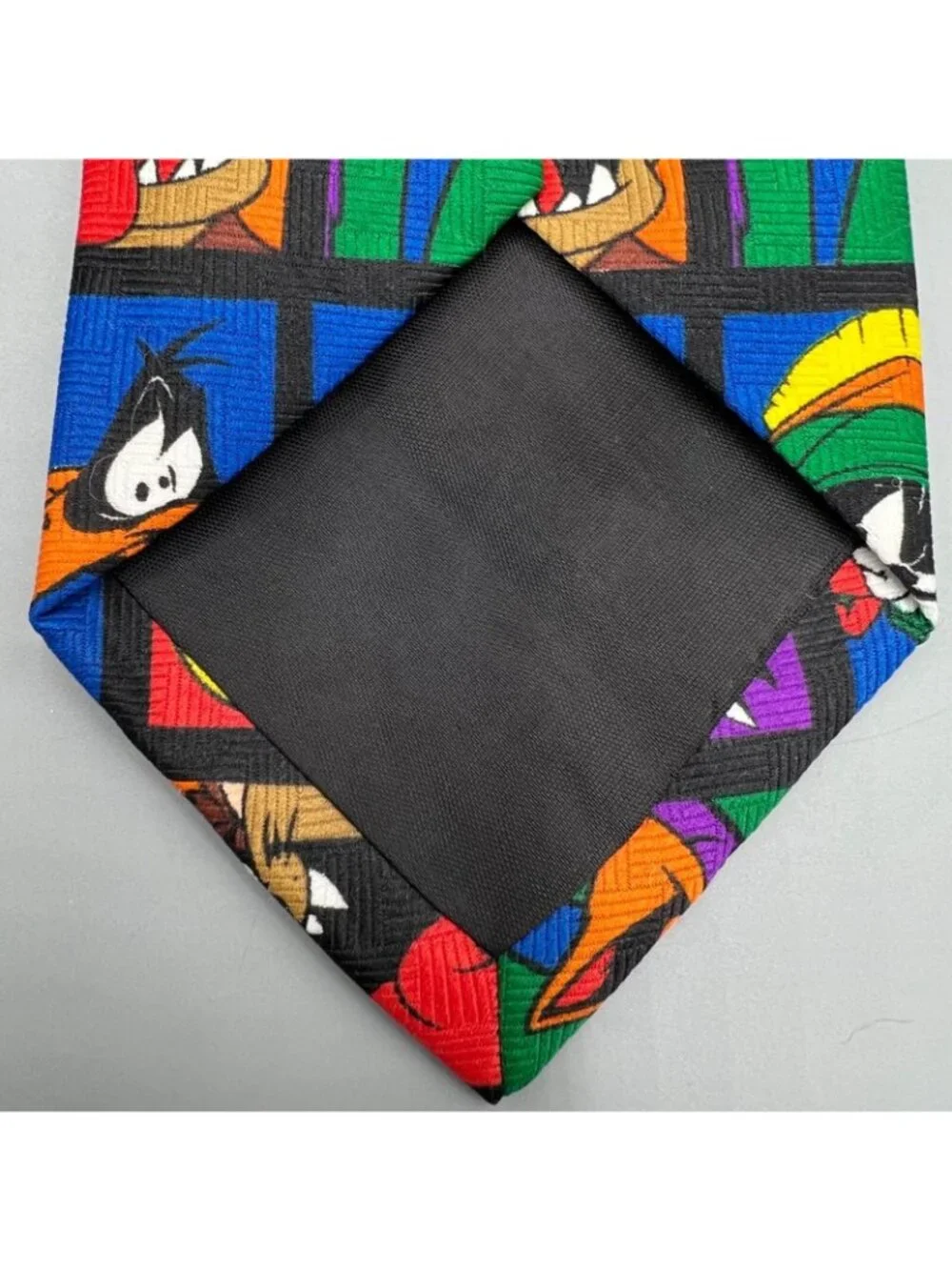 Vintage 90s NWT Deadstock Looney Tunes X Postal Service Stamp Collection Necktie